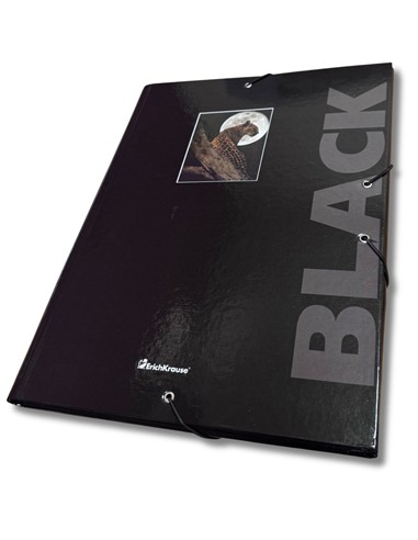 CARPETA DE GOMAS FOLIO BLACK