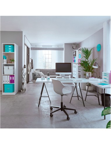 PAPELERA PLASTICO WOW FUCSIA
