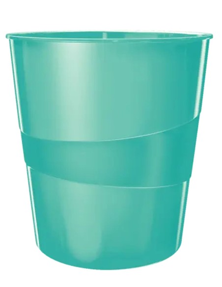 PAPELERA PLASTICO WOW MENTA