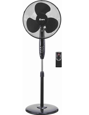 VENTILADOR PIE 3 ASPAS 50W+ MANDO KYMPO
