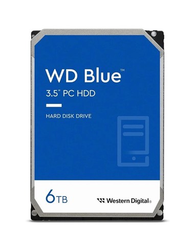 DISCO DURO WESTERN DIGITAL 6TB 3,5 BLUE SATA3 256M