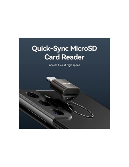 LECTOR DE TARJETAS EXTERNO VENTION USB-C MICROSD B