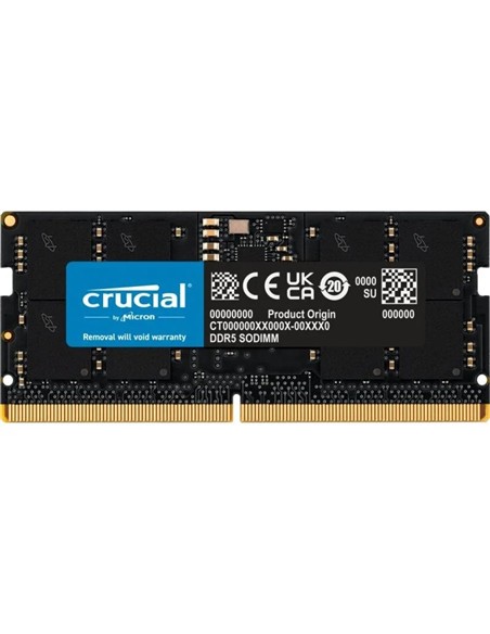 MEMORIA SODIMM 16GB CRUCIAL DDR5 5600MHZ