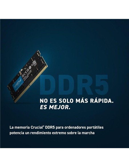 MEMORIA SODIMM 16GB CRUCIAL DDR5 5600MHZ