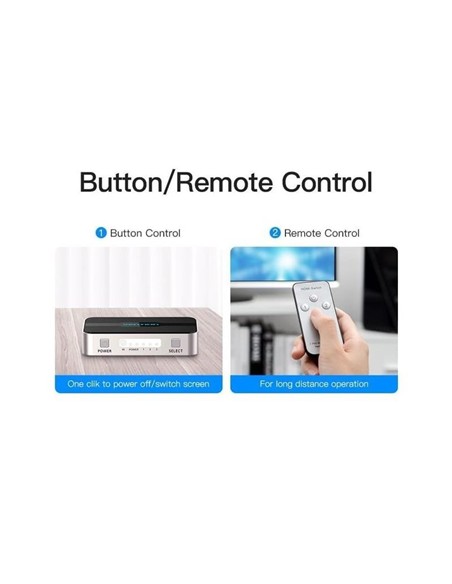DUPLICADOR VENTION 4XHDMI HEMBRA - HDMI MACHO SILV