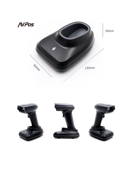 LECTOR AVPOS CODIGOS 1D + 2D +QR BT230 WIRELESS 2.
