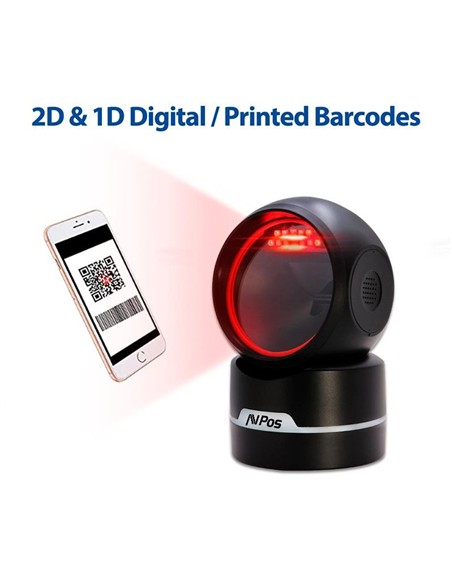 LECTOR AVPOS CODIGOS 1D +2D + QR M680 SOBREMESA US
