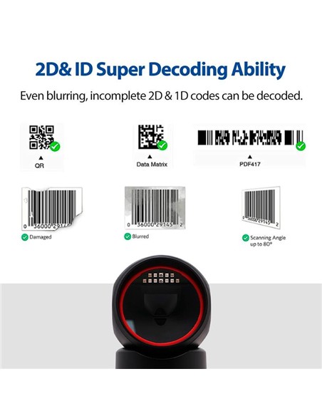 LECTOR AVPOS CODIGOS 1D +2D + QR M680 SOBREMESA US
