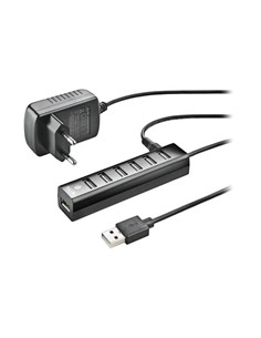 HUB USB NGS TINY 7 PUERTOS USB 2.0 + ALIMENTADOR 2