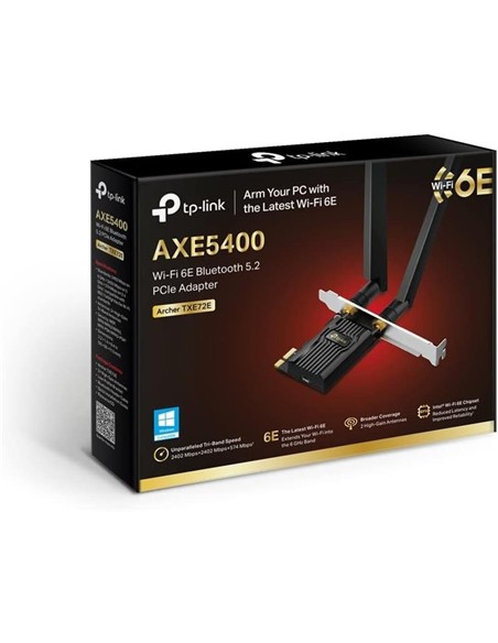 WIRELESS ADAPTADOR PCIE TP-LINK ARCHER TXE72E WIFI