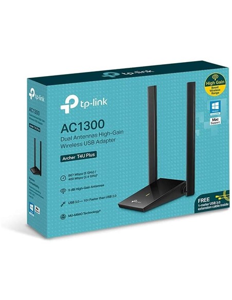 WIRELESS ADAPTADOR T4U PLUS USB 3.0 DUAL BAND TP-L
