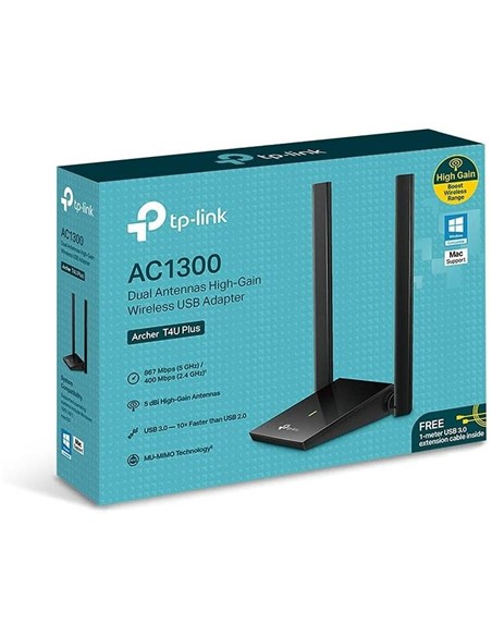 WIRELESS ADAPTADOR T4U PLUS USB 3.0 DUAL BAND TP-L