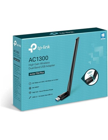 WIRELESS ADAPTADOR USB 3.0 TP-LINK ARCHER T3U PLUS