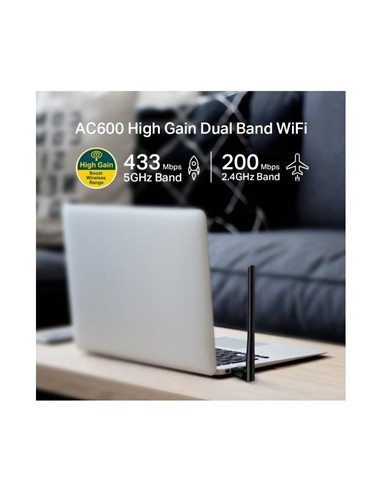 WIRELESS ADAPTADOR USB TP-LINK ARCHER T2U PLUS AC6