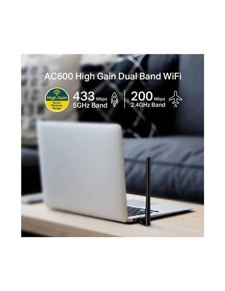 WIRELESS ADAPTADOR USB TP-LINK ARCHER T2U PLUS AC6