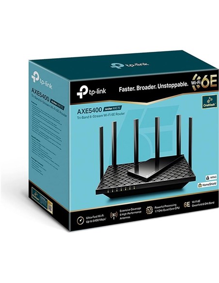 WIRELESS N ROUTER TP-LINK ARCHER AXE75 WIFI 6E AX5