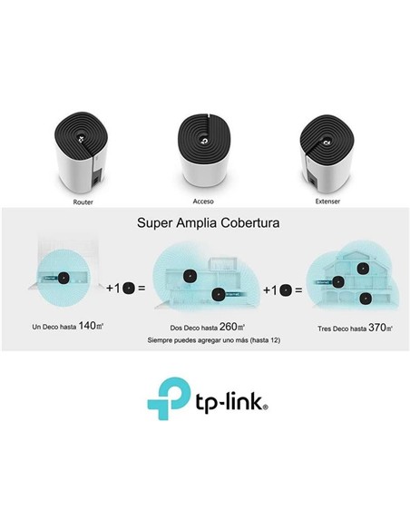 WIRELESS REPEATER TP-LINK AC1200 HOME MESH PACK 3