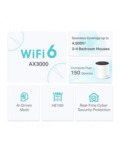 WIRELESS REPEATER TP-LINK AX3000 WIFI 6 DUALBAND M 2