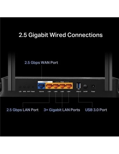 WIRELESS ROUTER TP-LINK ARCHER BE230 WIFI 7 MULTIG