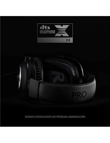 AURICULARES + MICROFONO LOGITECH G PRO X USB BLACK