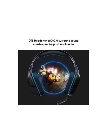 AURICULARES + MICROFONO LOGITECH GAMING G432 USB