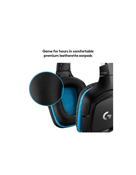 AURICULARES + MICROFONO LOGITECH GAMING G432 USB