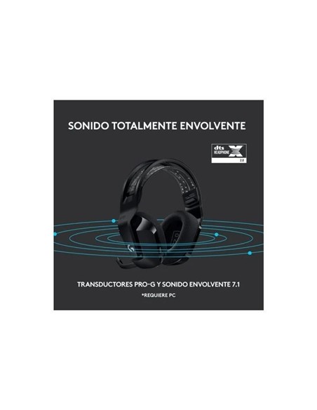 AURICULARES + MICROFONO LOGITECH GAMING G733 RGB W