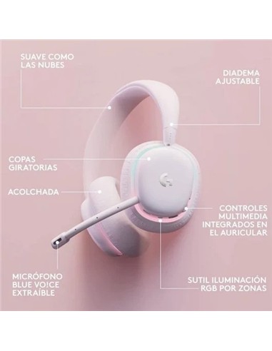 AURICULARES + MICROFONO LOGITECH GAMING G735 WIREL