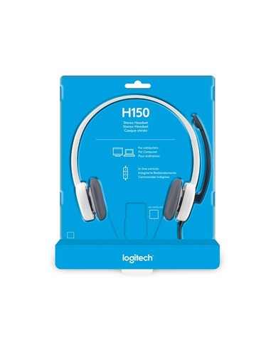 AURICULARES + MICROFONO LOGITECH H150 WHITE