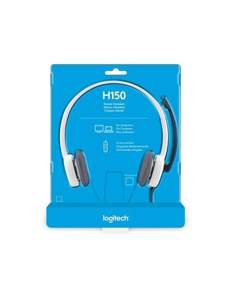 AURICULARES + MICROFONO LOGITECH H150 WHITE