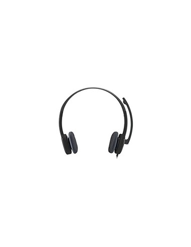 AURICULARES + MICROFONO LOGITECH H151 BLACK