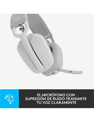 AURICULARES + MICROFONO LOGITECH ZONE VIBE 100 BLU