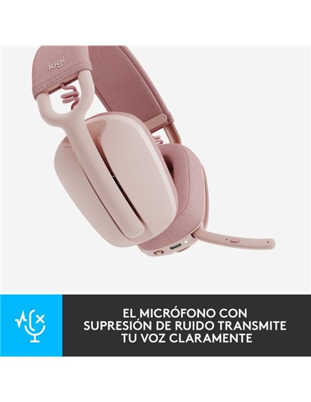 AURICULARES + MICROFONO LOGITECH ZONE VIBE 100 BLU