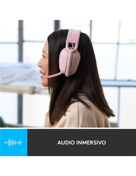 AURICULARES + MICROFONO LOGITECH ZONE VIBE 100 BLU
