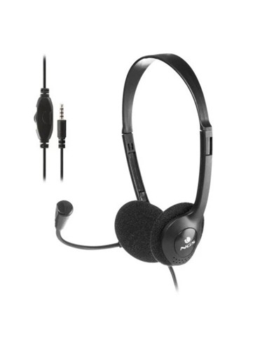 AURICULARES + MICROFONO NGS MS103MAX JACK 3.5 BLAC