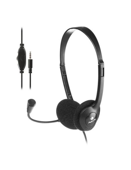 AURICULARES + MICROFONO NGS MS103MAX JACK 3.5 BLAC
