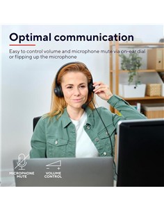AURICULARES + MICROFONO TRUST AYDA HEADSET PC AUX 2