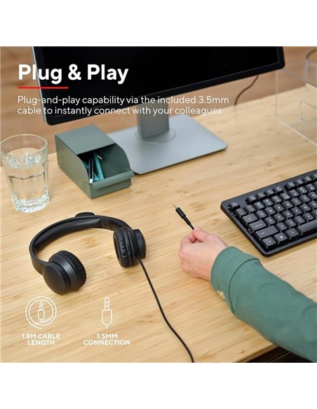 AURICULARES + MICROFONO TRUST AYDA HEADSET PC AUX