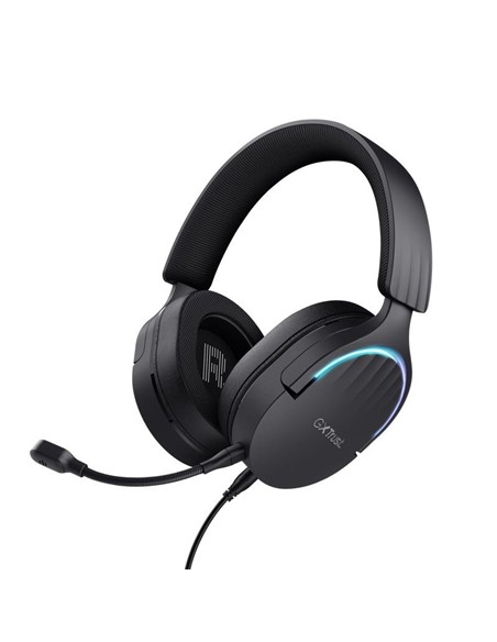 AURICULARES + MICROFONO TRUST GAMING RGB GXT 490 F