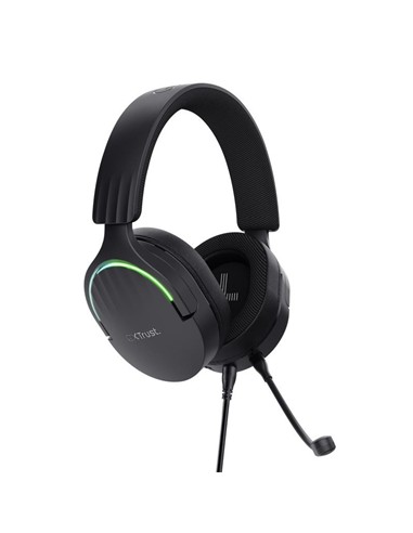 AURICULARES + MICROFONO TRUST GAMING RGB GXT 490 F