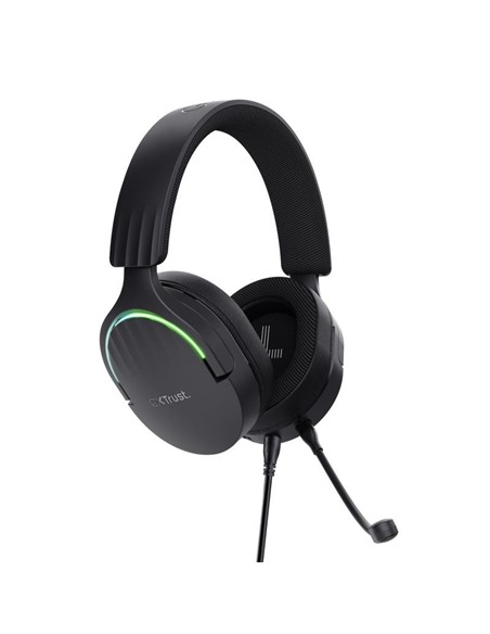 AURICULARES + MICROFONO TRUST GAMING RGB GXT 490 F