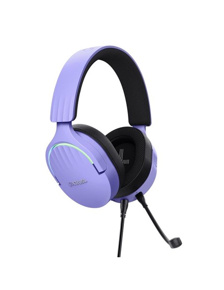 AURICULARES + MICROFONO TRUST GAMING RGB GXT 490P