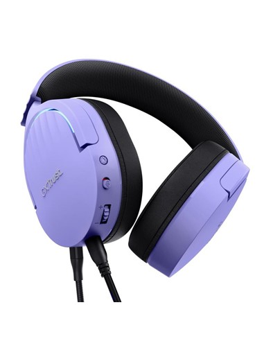 AURICULARES + MICROFONO TRUST GAMING RGB GXT 490P