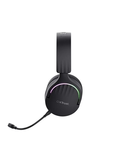 AURICULARES + MICROFONO TRUST GAMING RGB GXT 491 F