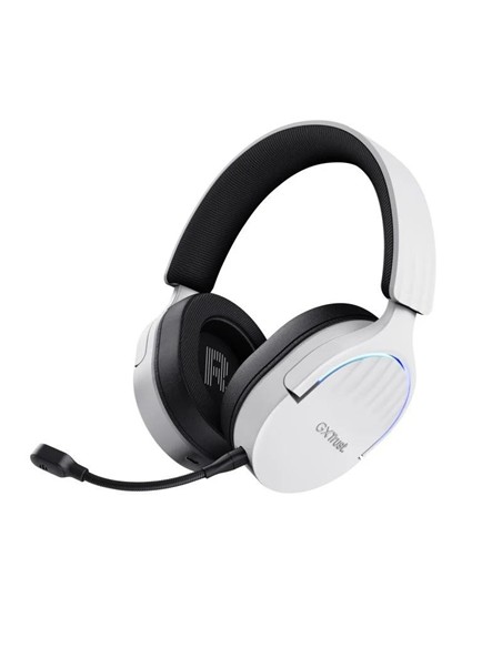 AURICULARES + MICROFONO TRUST GAMING RGB GXT 491W