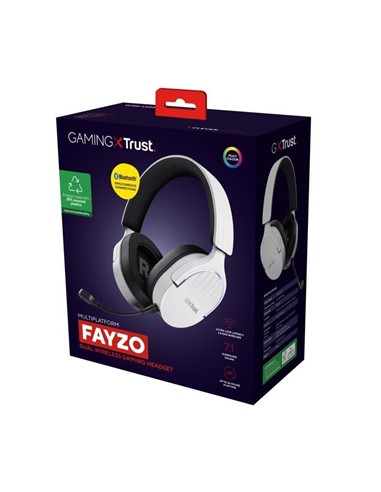 AURICULARES + MICROFONO TRUST GAMING RGB GXT 491W