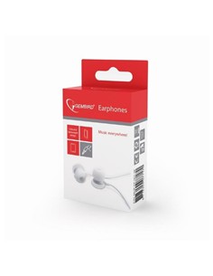 AURICULARES GEMBIRD IN EAR WHITE 2