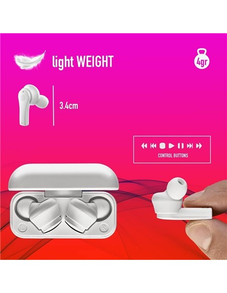 AURICULARES NGS ARTICA BLOOM EARPHONES BLUETOOTH W