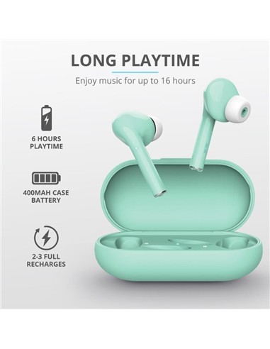 AURICULARES TRUST NIKA TOUCH EARPHONES BLUETOOTH W