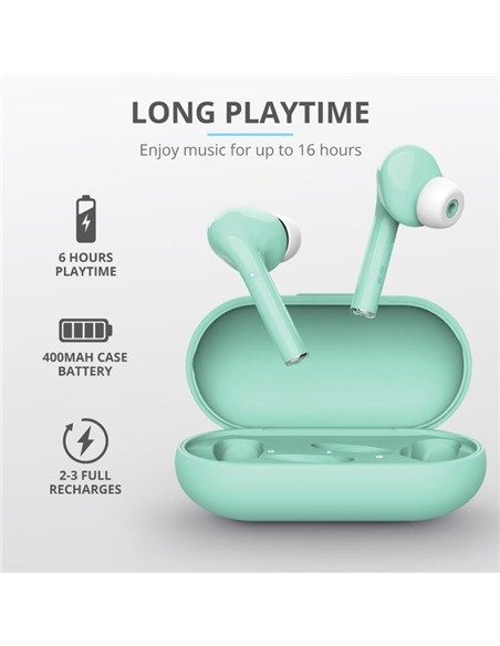 AURICULARES TRUST NIKA TOUCH EARPHONES BLUETOOTH W